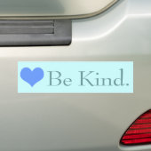 Bumpersticker voor hart (Op auto)