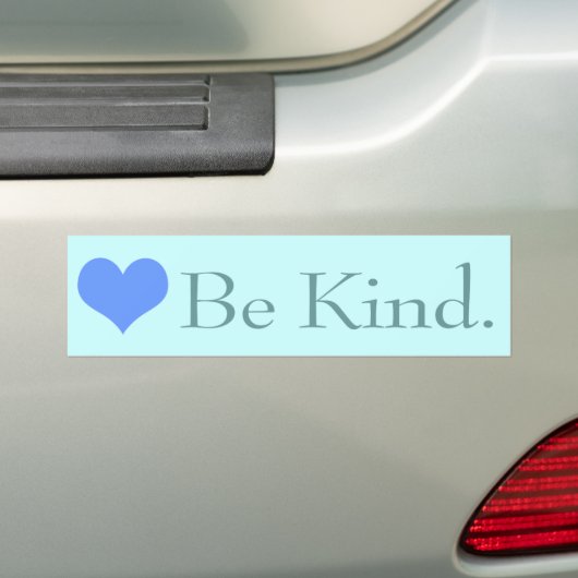 Bumpersticker voor hart (Op auto)