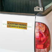 Bumpersticker voor het vangen van vissen (Op Truck)