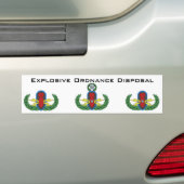 Bumpersticker voor het verwijderen van explosieven (Op auto)