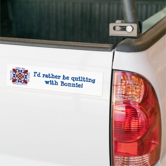 Bumpersticker voor Indigo Way (Op Truck)