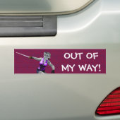 Bumpersticker voor laadsignaal (Op auto)