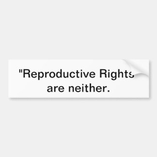 bumpersticker voor levenslange duur