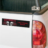 bumpersticker voor machinist (Op Truck)