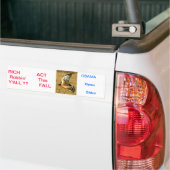 Bumpersticker voor Obama & 99,9 % van de Amerikane (Op Truck)