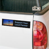 Bumpersticker voor ondersteuning van boerderij - C (Op Truck)