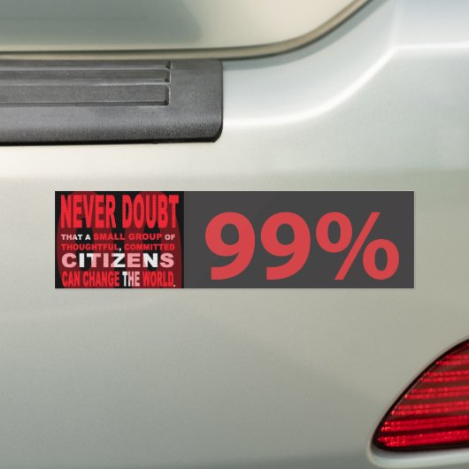 Bumpersticker voor OWS-support (Op auto)