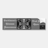 Bumpersticker voor parkinsonziektevoorlichting (Voorkant)