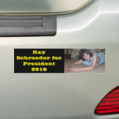 bumpersticker voor presidentsverkiezingen (Op auto)