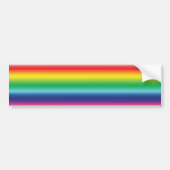 Bumpersticker voor regenboogkleuren (Voorkant)