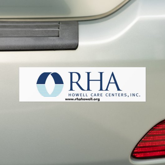 Bumpersticker voor RHA-zorgcentra (Op auto)