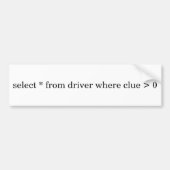 Bumpersticker voor samengevouwen drivers (Voorkant)