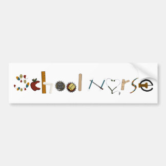 Bumpersticker voor schoolverpleegsters door MagsGr