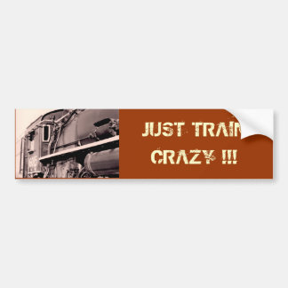Bumpersticker VOOR TREINKRAZY