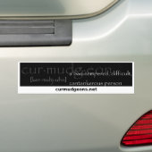 Bumpersticker voor tussenboten (Op auto)