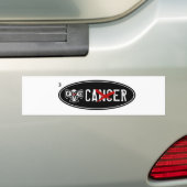bumpersticker voor verstikkingskanker (Op auto)