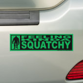 Bumpersticker VOOR VOEDSQUATCHIE - Gone Squatchin (Op auto)