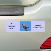 Bumpersticker voor vogelovers! (Op auto)