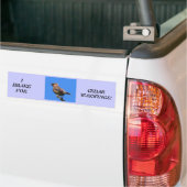 Bumpersticker voor vogelovers! (Op Truck)