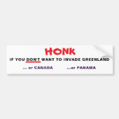 Bumpersticker voor Vrede van Groenland (Voorkant)