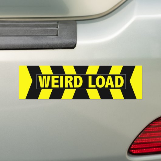 Bumpersticker voor vreemd laden (Op auto)