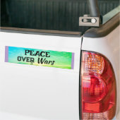 Bumpersticker Vrede boven Oorlogen (Op Truck)