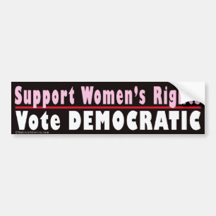 Bumpersticker vrouwenrechten