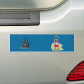 Bumpersticker vuurtoren (Op auto)