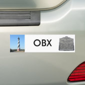 Bumpersticker vuurtoren van Cape Hatteras #1 OBX (Op auto)