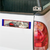 Bumpersticker waar grootte van belang is! (Op Truck)