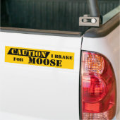 Bumpersticker waarschuwende kleuren bij remmen (Op Truck)