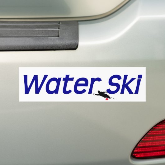 Bumpersticker waterschokwater (Op auto)