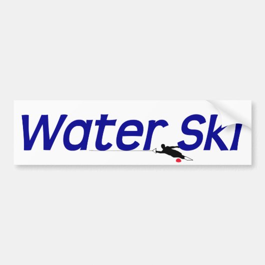 Bumpersticker waterschokwater (Voorkant)