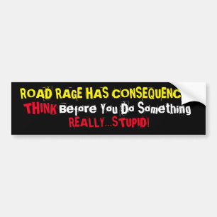BUMPERSTICKER WEGRAGE, rijden met freaks besturen
