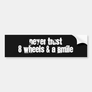 Bumpersticker: Wielen Bumpersticker