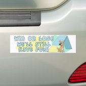 Bumpersticker Wonen of Verlies Agility (Op auto)