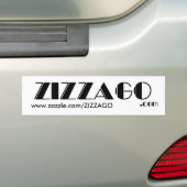 Bumpersticker Zakelijk ZIZZAGO (Op auto)