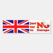 Bumpersticker Zeg nee tegen Europa (Voorkant)