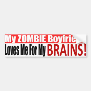 Bumpersticker Zombie Boyvriend