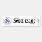Bumpersticker Zombie Escape (Voorkant)