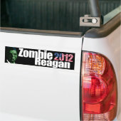 Bumpersticker Zombie Reagan (Op Truck)