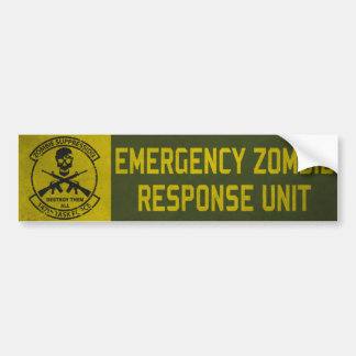 Bumpersticker Zombie Response Unit
