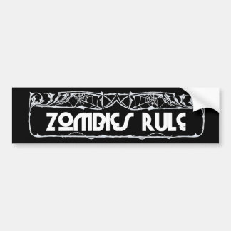Bumpersticker "Zombies Rule"