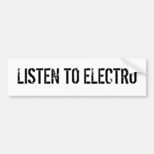 Bumpersticker zonder titel