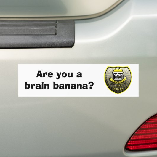 Bumpersticker zonder titel (Op auto)