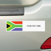 Bumpersticker Zuid-Afrika VLAG (Op auto)