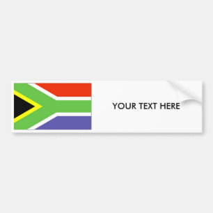 Bumpersticker Zuid-Afrika VLAG