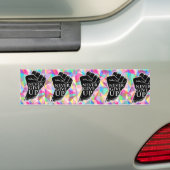 BumperstickerBumpersticker Vermaak de auto's achte Bumpersticker (Op auto)