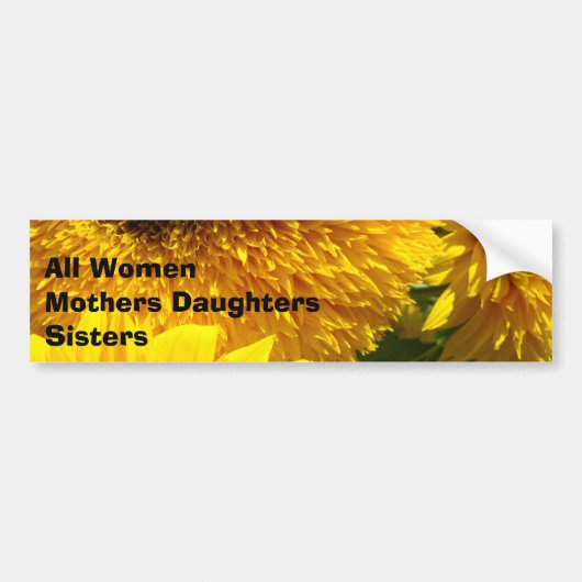 Bumperstickers Alle Vrouwen Moeders Dochters (Voorkant)