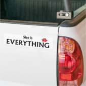 Bumperstickers alles draait om maat (Op Truck)